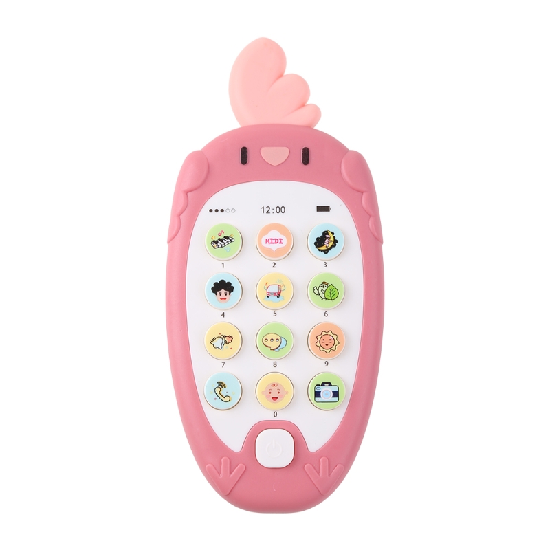 1 Pcs 전자 아기 Nibble 젖꼭지 시뮬레이션 교육 휴대 전화, 지능형 병 장난감 아기 물린 수 유아